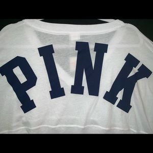 Victoria Secret White Tie T-Shirt